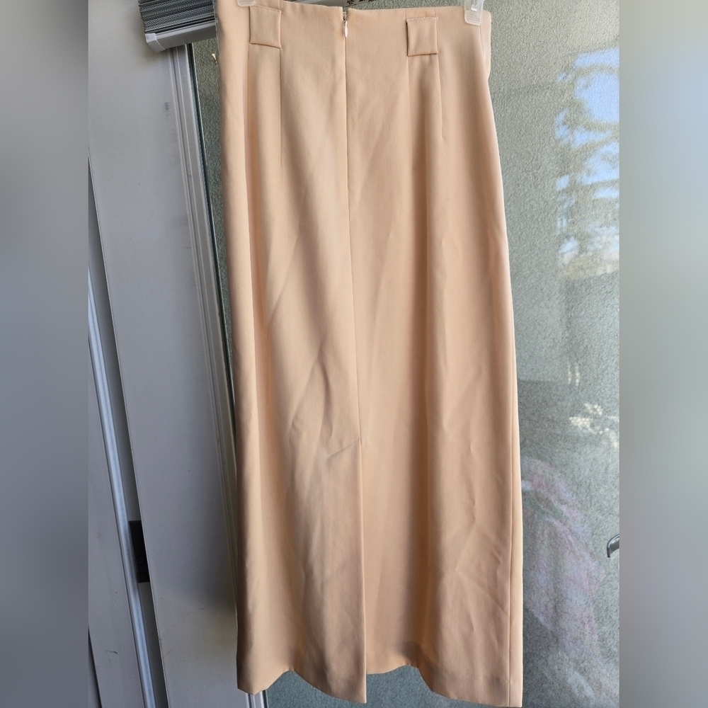Ellen Tracy Tan Vintage Midi Pencil Skirt for Work - Picture 3 of 12